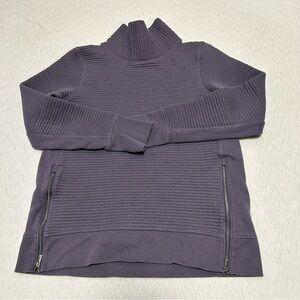 All in Motion Side Zip Purple Pullover Sweatshirt Womens Size Small S‎